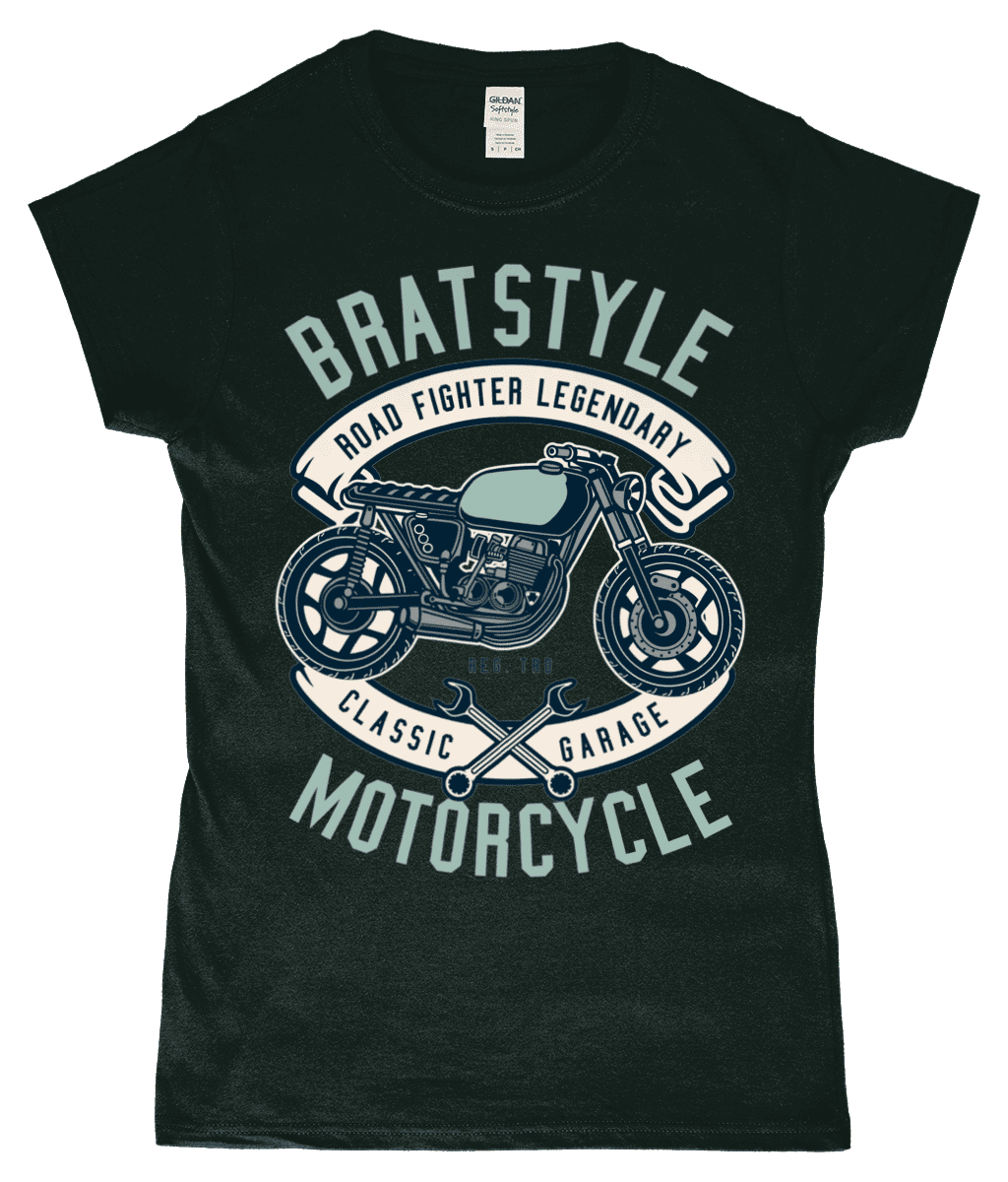 Brat Style - Gildan SoftStyle® Ladies Fitted Ringspun T-Shirt - Vitesse T-Shirts UK