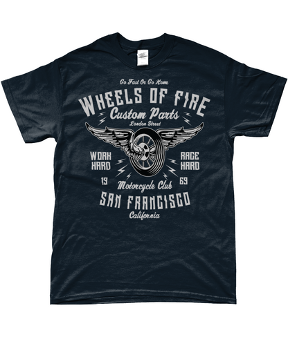 Wheels Of Fire - SoftStyle Ringspun T-Shirt