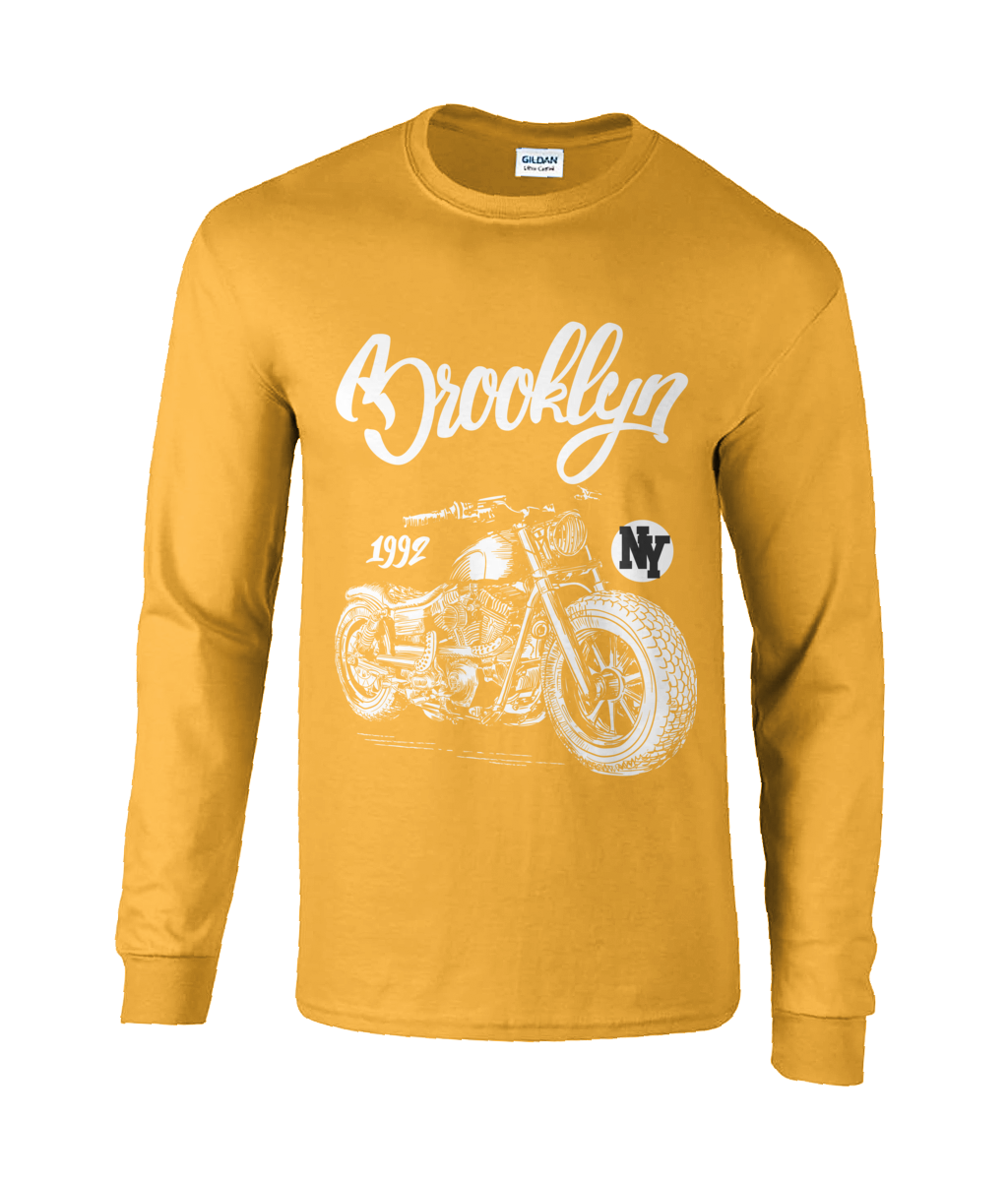 Brooklyn - T-shirt à manches longues en coton ultra