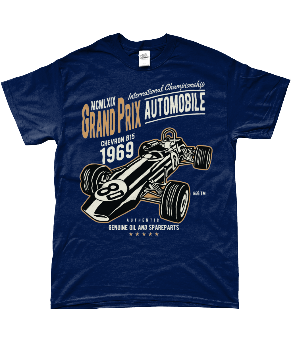 Grand Prix - T-shirt filé à anneaux SoftStyle