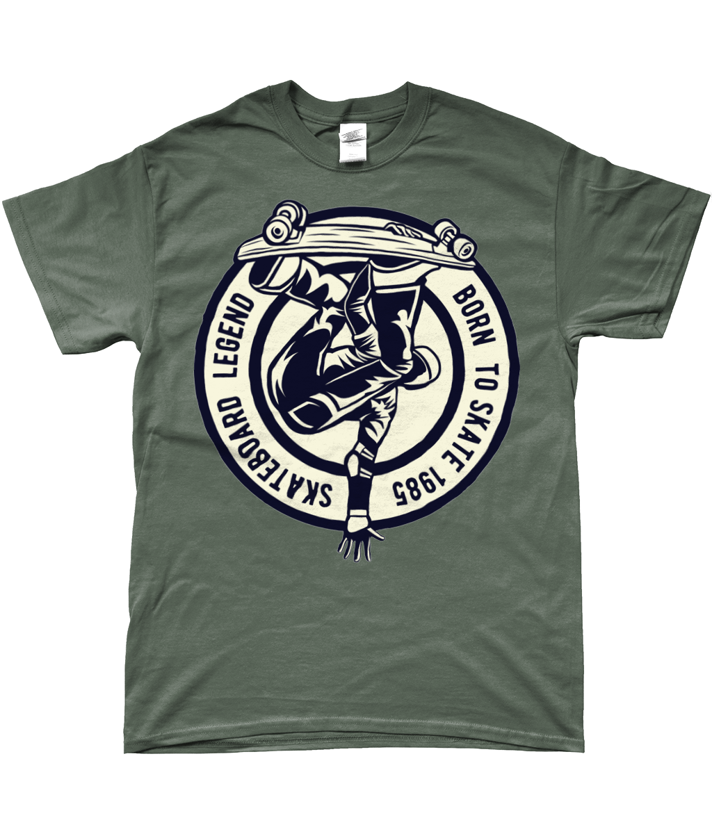 Skateboard Legend - SoftStyle Ringspun T-Shirt - Vitesse T-Shirts UK