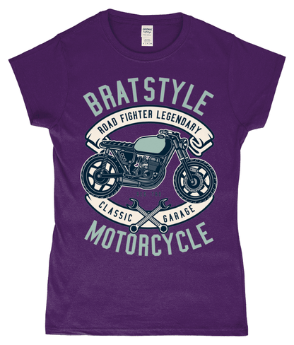 Brat Style - Gildan SoftStyle® Ladies Fitted Ringspun T-Shirt - Vitesse T-Shirts UK