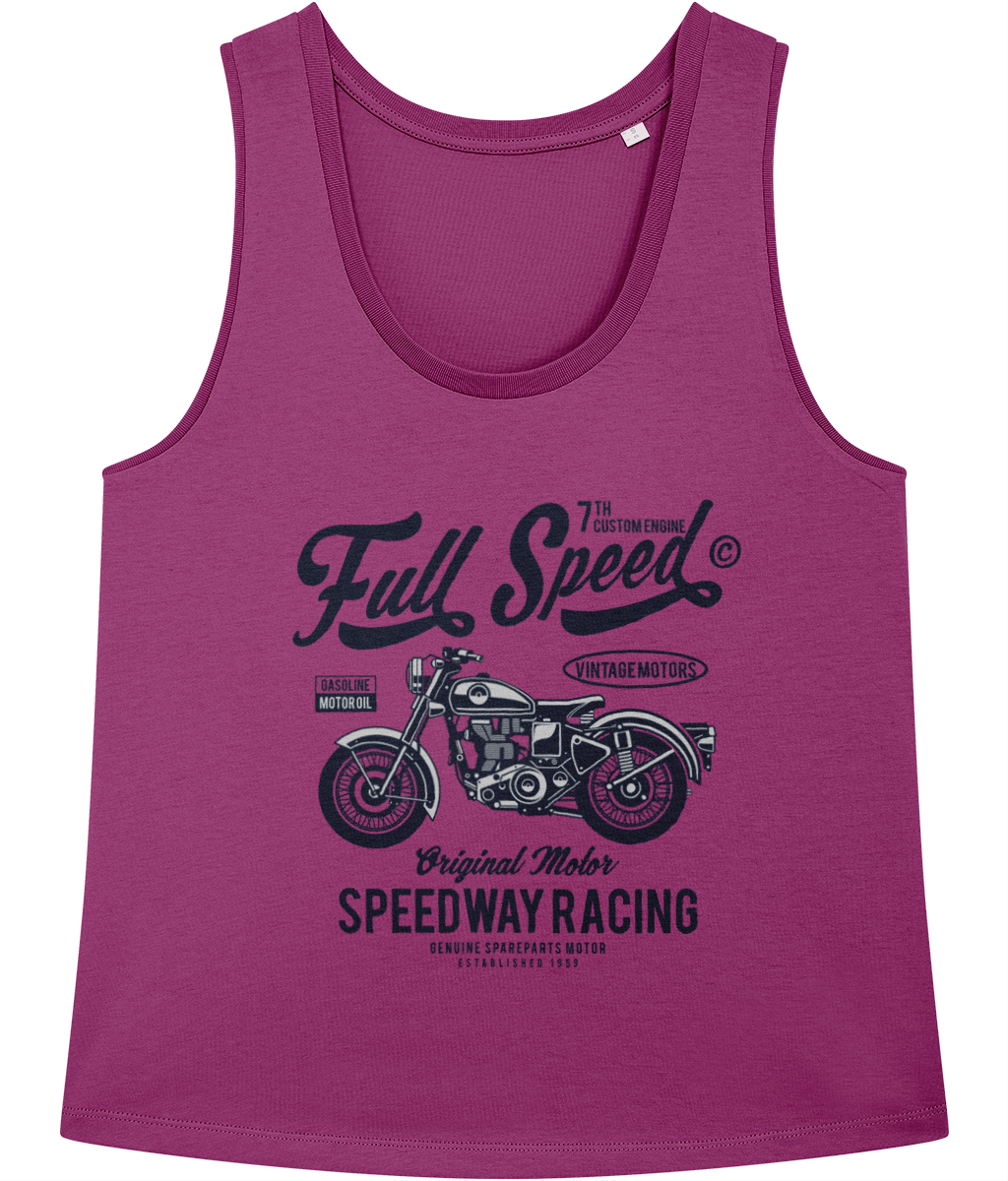 Full Speed - Stella Minter Ladies Vest - Vitesse T-Shirts UK