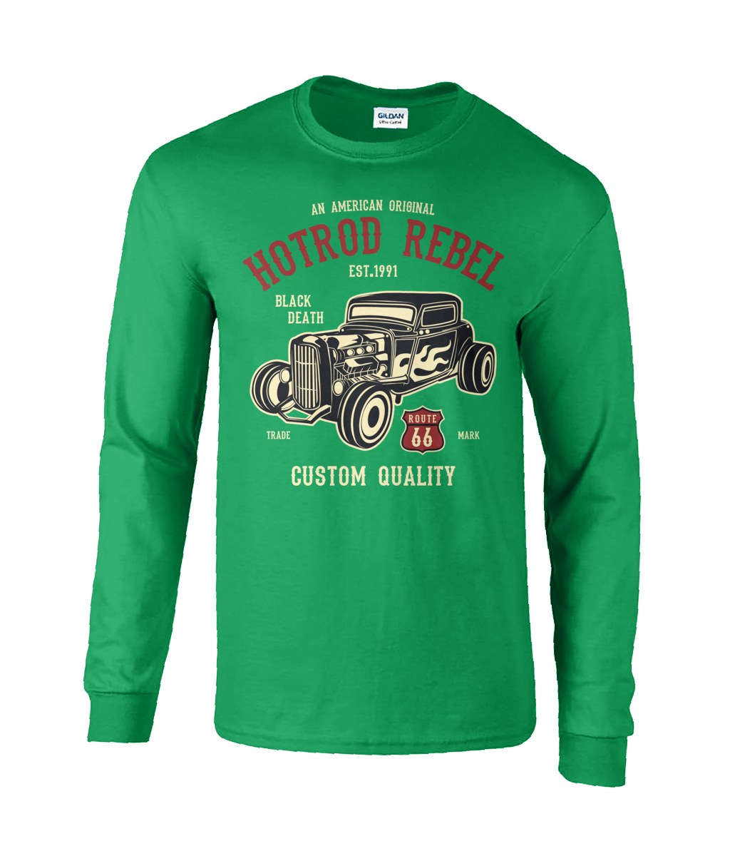 Hotrod Rebel - Ultra Cotton Long Sleeve T-Shirt