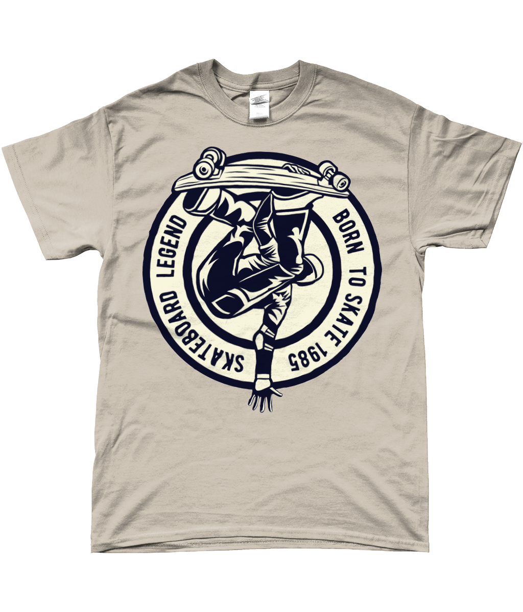 Skateboard Legend - SoftStyle Ringspun T-Shirt - Vitesse T-Shirts UK