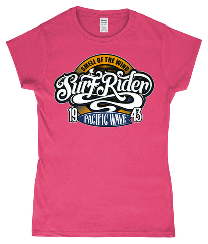 Surf Rider v2 - SoftStyle Ladies Fitted Ringspun T-Shirt