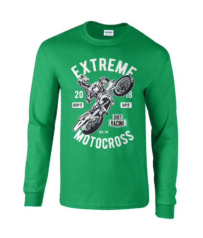 Extreme Motocross - Langarm-T-Shirt aus Ultra-Baumwolle