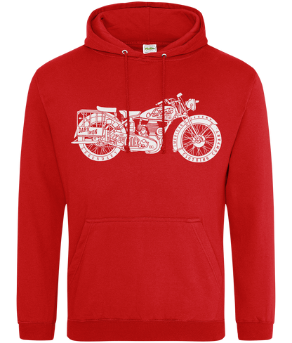 Enjoy The Ride - Weiß - AWDis College Hoodie