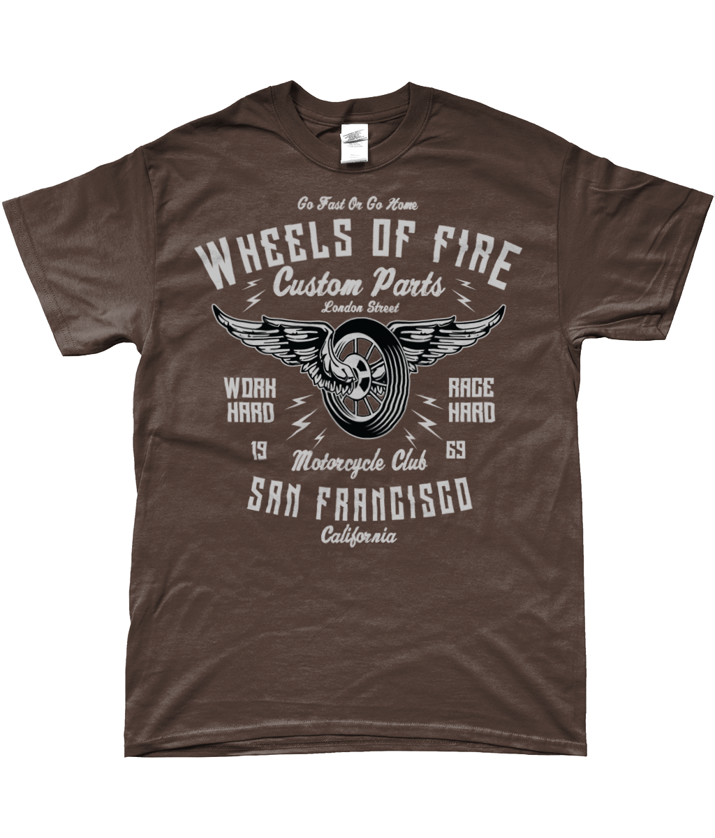 Wheels Of Fire - SoftStyle Ringgesponnenes T-Shirt