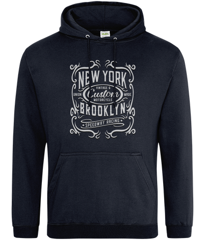 New York Motorrad - AWDis College Kapuzenpullover