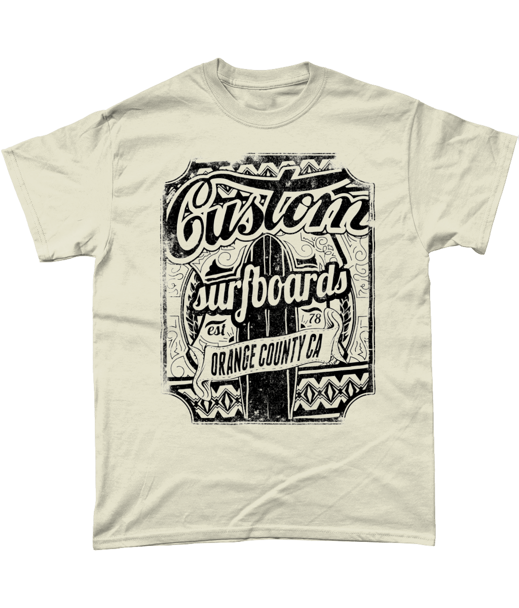 Custom Surfboards - Gildan Heavy Cotton T-Shirt