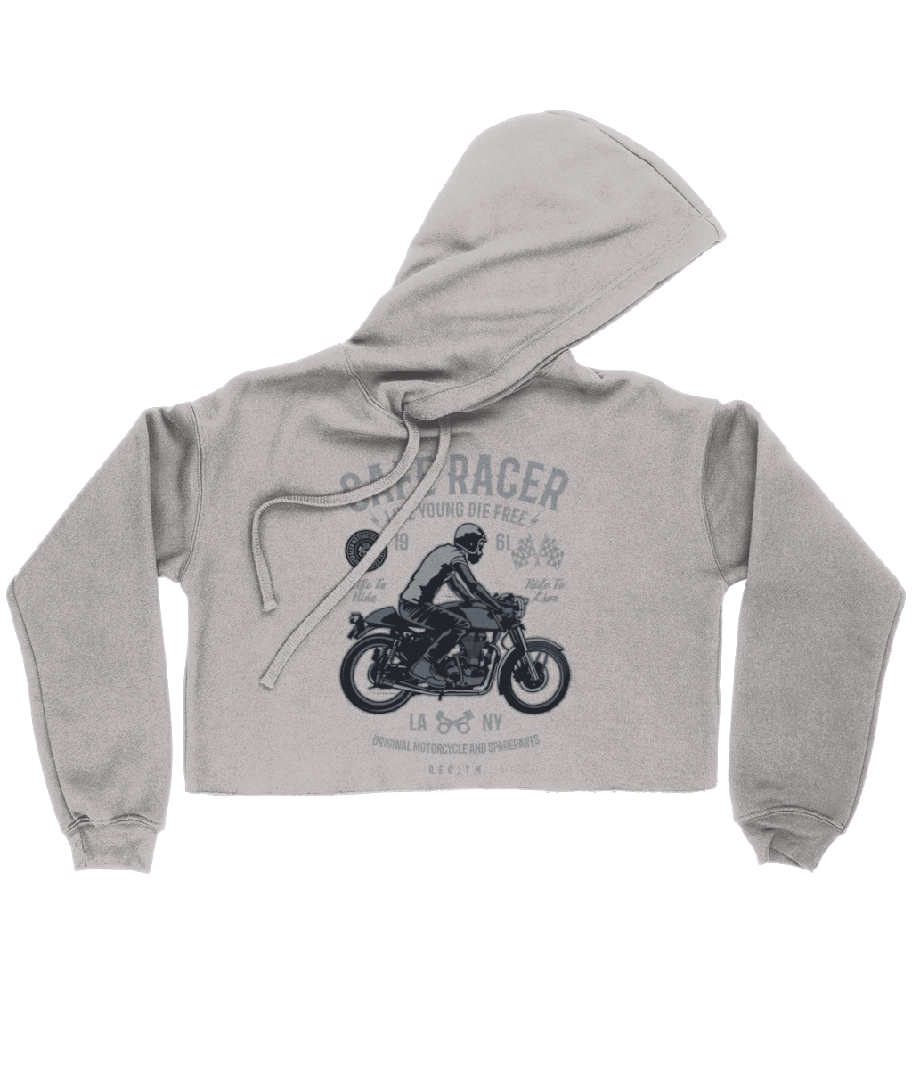 Cafe Racer v3 - Bella Damen Kurzer Hoodie 