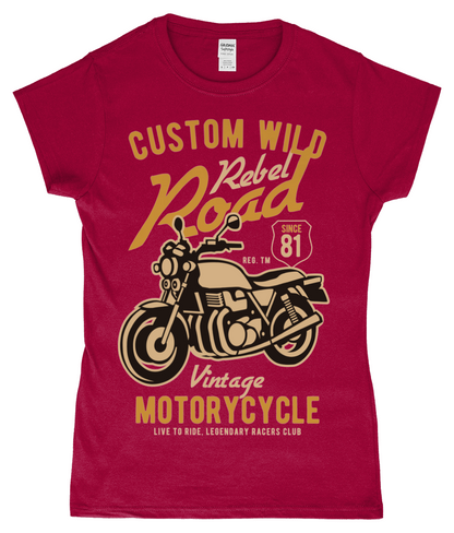 Custom Wild - Gildan SoftStyle® Ladies Fitted Ringspun T-Shirt