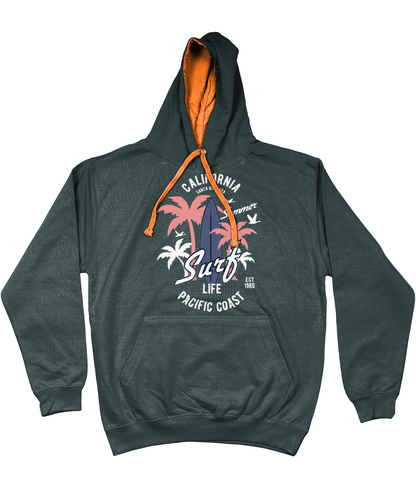 California Surf - AWDis Varsity Hoodie