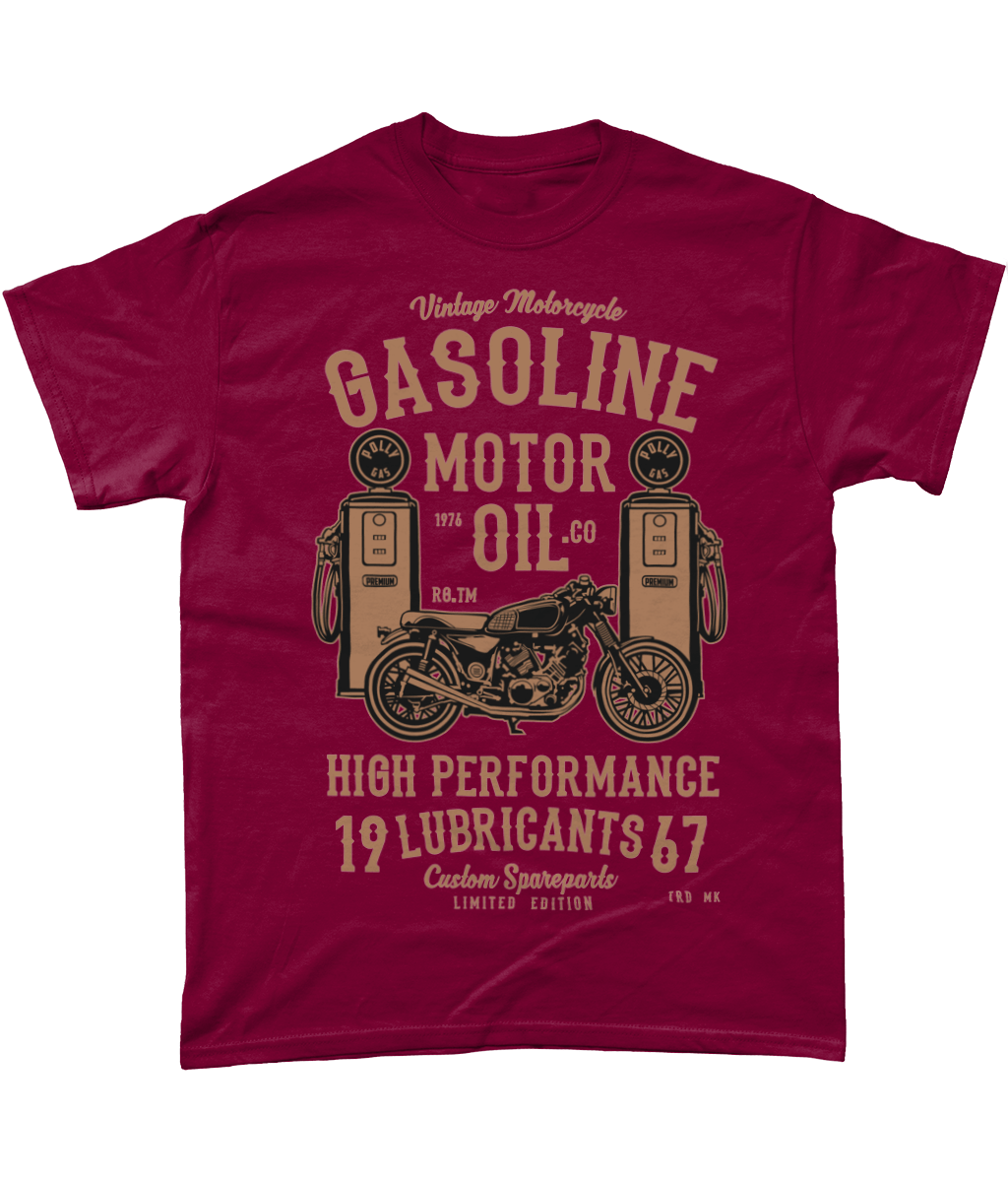 Gasoline Motor Oil – Gildan Heavy Cotton T-Shirt - Vitesse T-Shirts UK