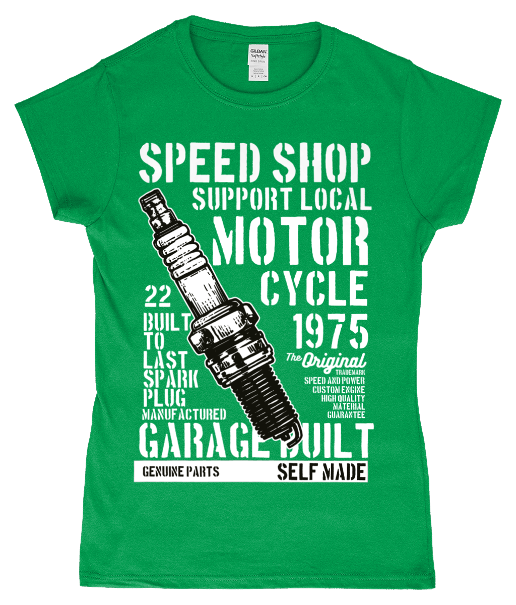 Speed Shop - SoftStyle Ladies Fitted Ringspun T-Shirt