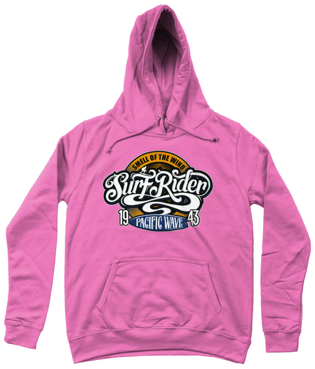 Surf Rider v2 - AWDis Girlie College Hoodie - Vitesse T-Shirts UK