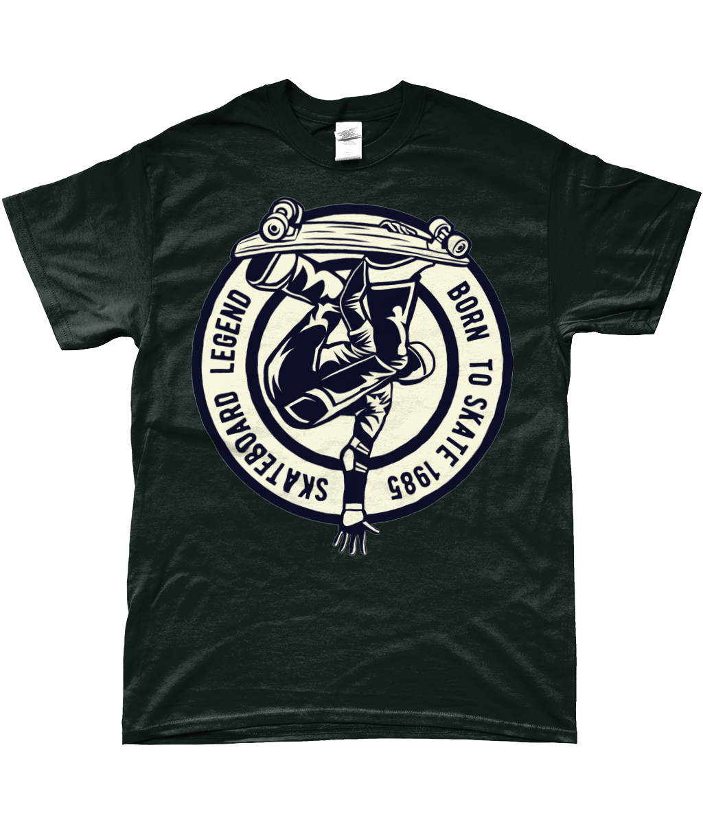 Skateboard Legend - SoftStyle Ringspun T-Shirt - Vitesse T-Shirts UK