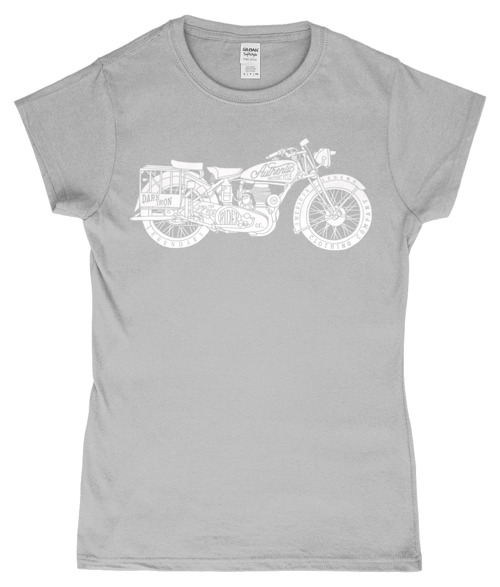 Enjoy The Ride - Weiß - SoftStyle Damen Tailliertes Ringspun T-Shirt