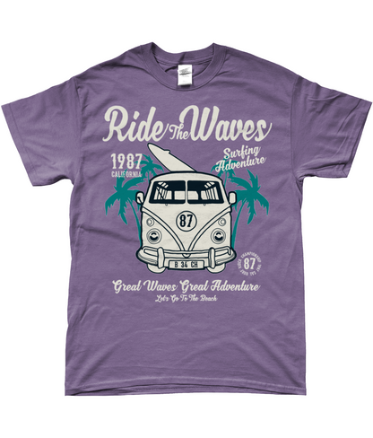 Ride The Waves - Gildan SoftStyle® Ringspun T-Shirt