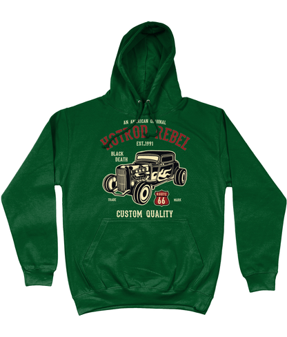 HotRod Rebel – AWDis College Hoodie - Vitesse T-Shirts UK