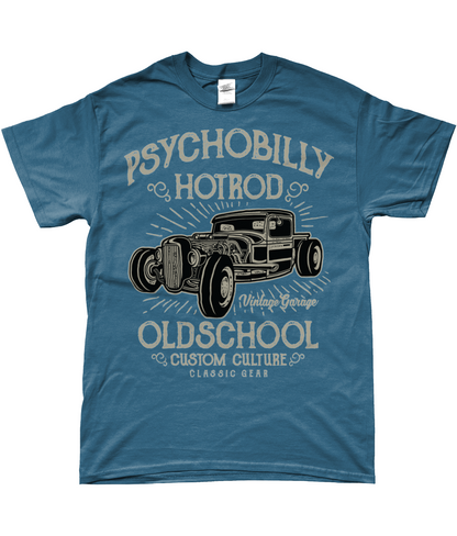 Psychobilly Hotrod - T-shirt à anneaux SoftStyle