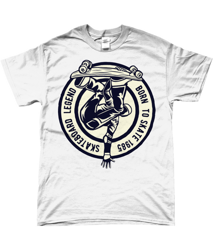 Skateboard Legend - SoftStyle Ringspun T-Shirt - Vitesse T-Shirts UK