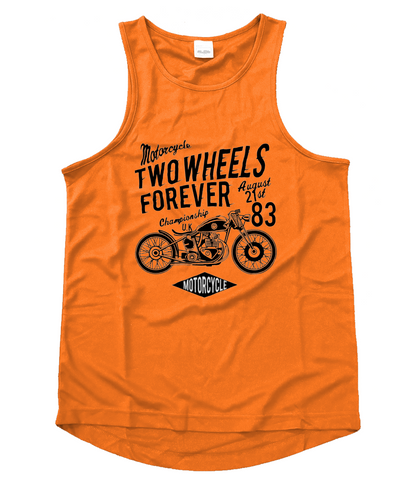 Two Wheels Forever Black - Men's Cool Vest