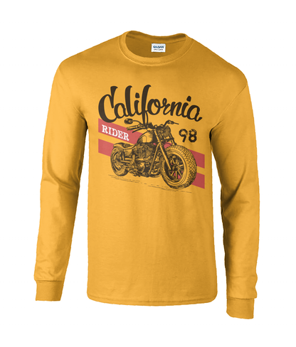 California Rider - T-shirt à manches longues en coton ultra-doux