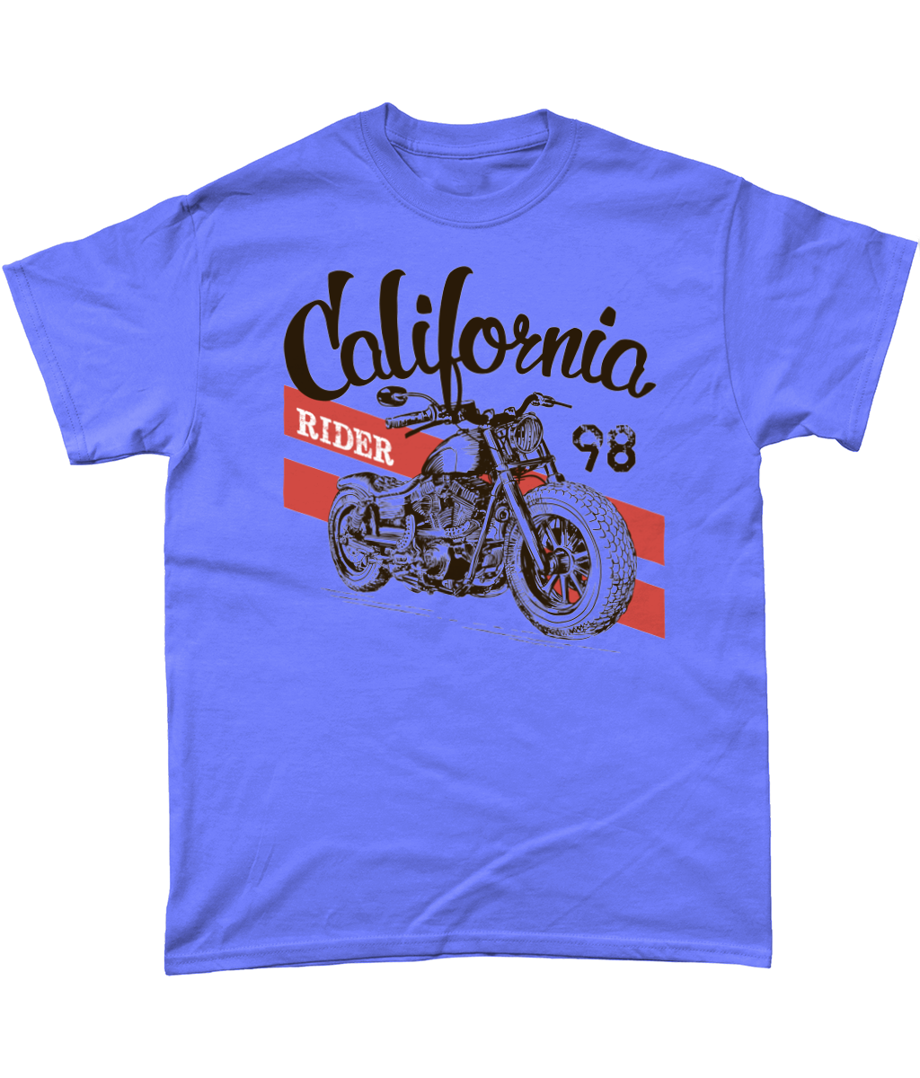 California Rider - Gildan Heavy Cotton T-Shirt - Vitesse T-Shirts UK