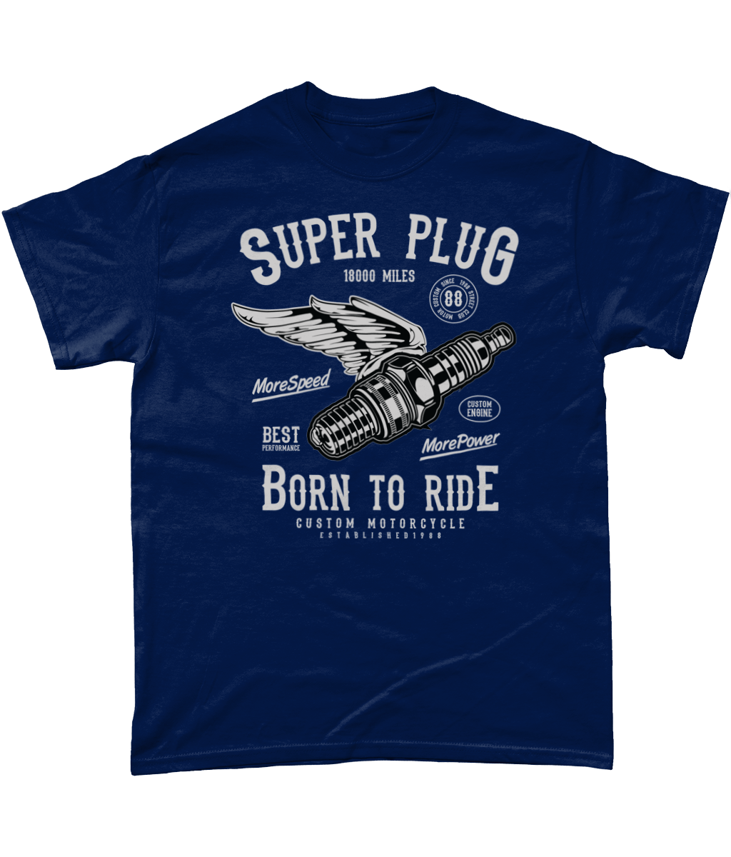 Super Plug – Gildan Heavy Cotton T-Shirt - Vitesse T-Shirts UK