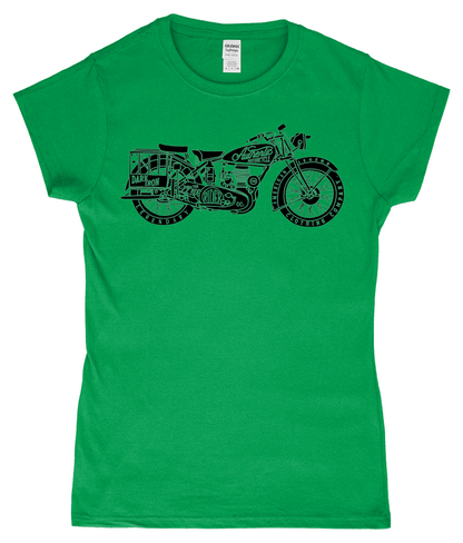 Enjoy The Ride - Noir - T-shirt ajusté Ringspun pour femme