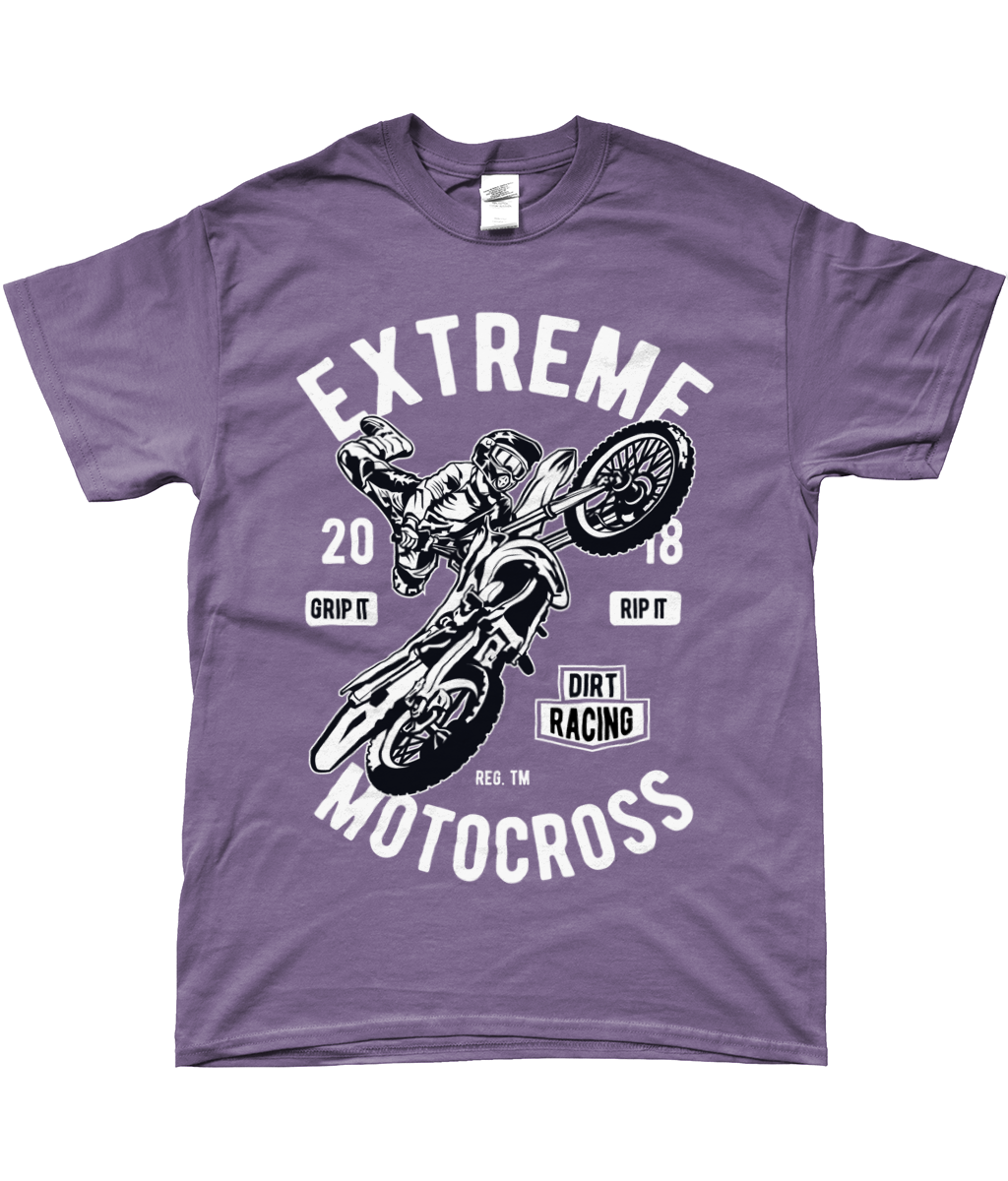 Motocross extrême - T-shirt Gildan SoftStyle® Ringspun