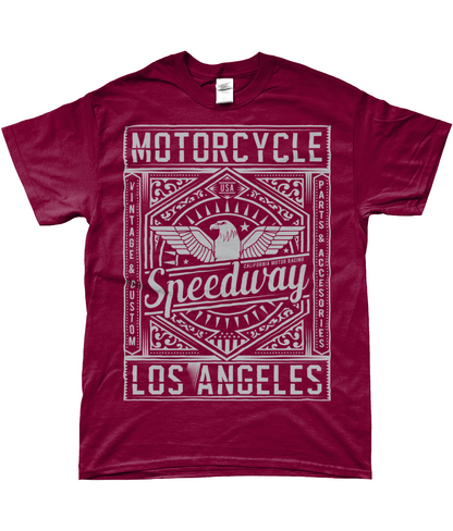 Circuit de moto - T-shirt Gildan SoftStyle® Ringspun