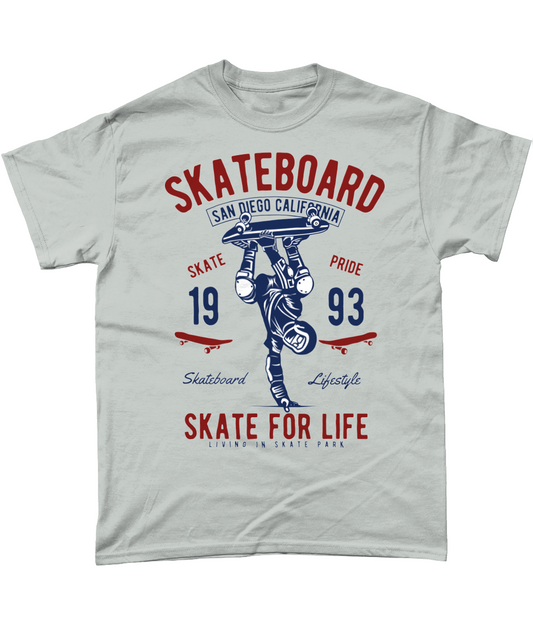 Skate For Life - Heavy Cotton T-Shirt - Vitesse T-Shirts UK