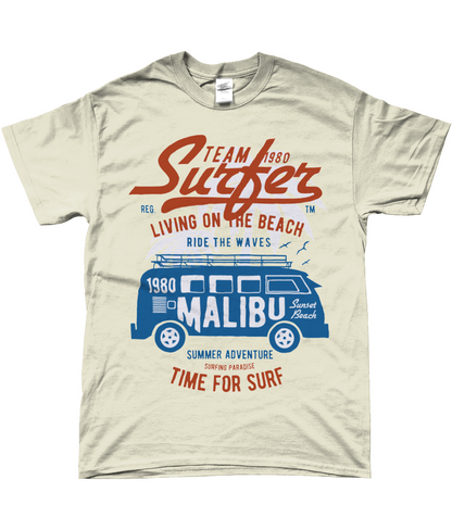 Équipe Surfer 1980 - T-shirt Gildan SoftStyle® Ringspun