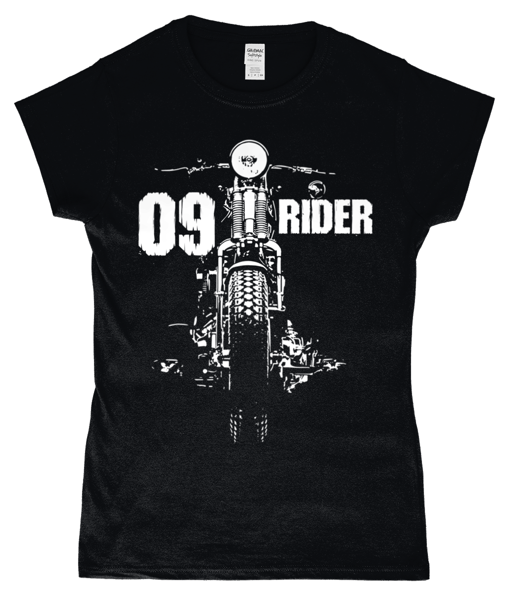 09 Rider - Gildan SoftStyle® Ladies Fitted Ringspun T-Shirt - Vitesse T-Shirts UK