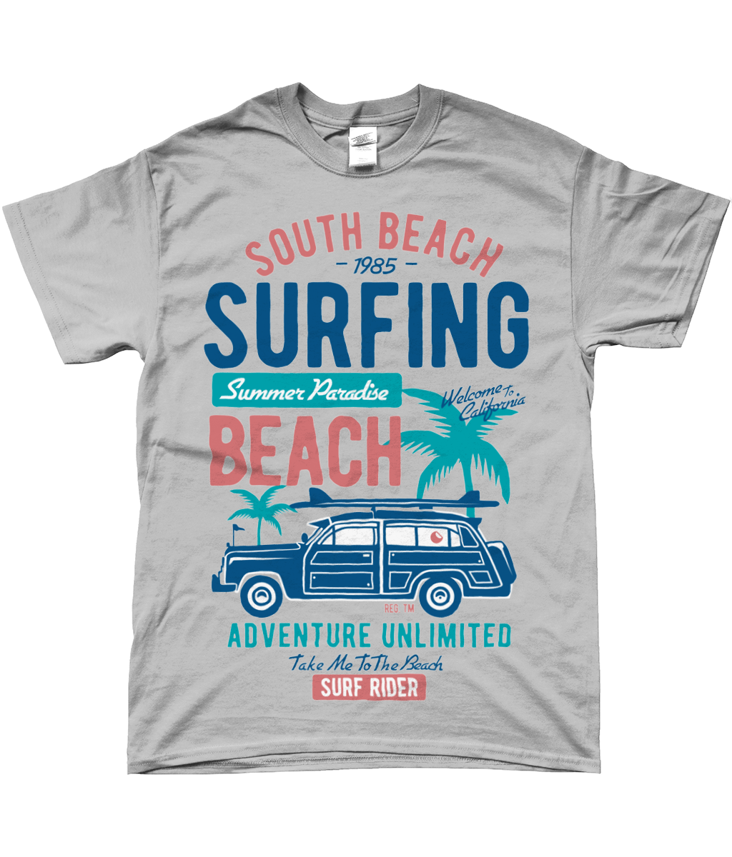 South Beach v2 - SoftStyle Ringspun T-Shirt