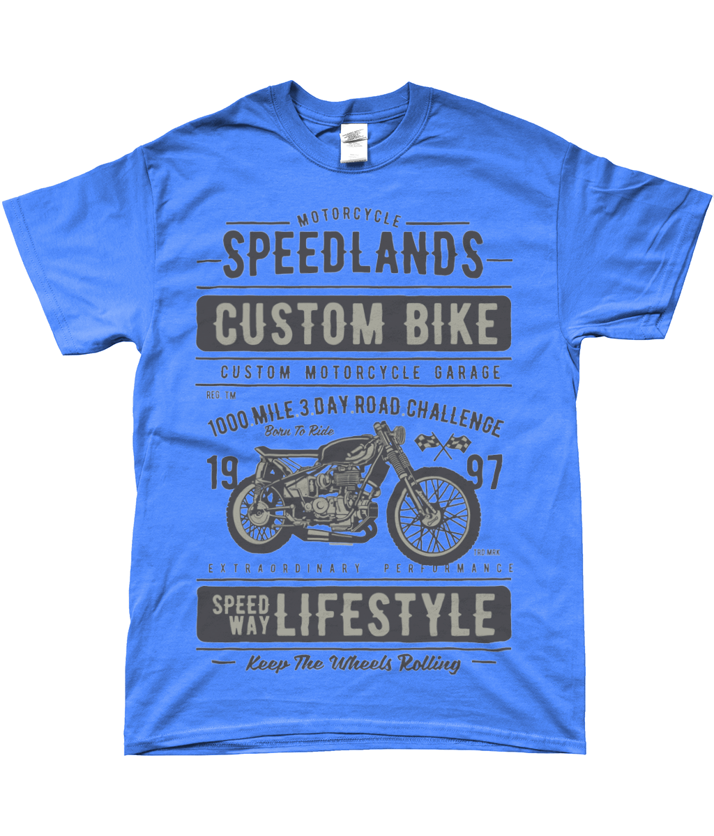 Vélo personnalisé Speedlands - T-shirt Gildan SoftStyle® Ringspun