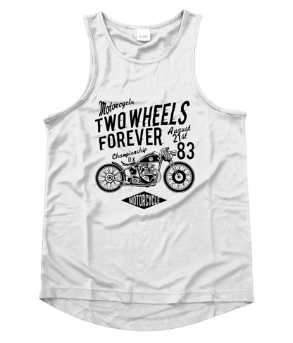 Two Wheels Forever Black - Gilet cool pour homme