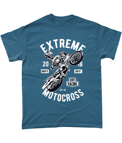 Extreme Motocross – Gildan Heavy Cotton T-Shirt - Vitesse T-Shirts UK