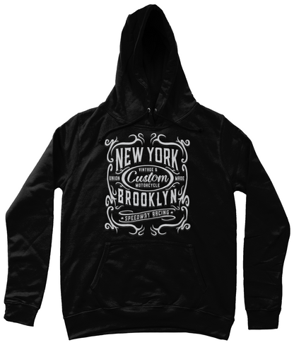 New York Motorcycle - AWDis Girlie College Hoodie