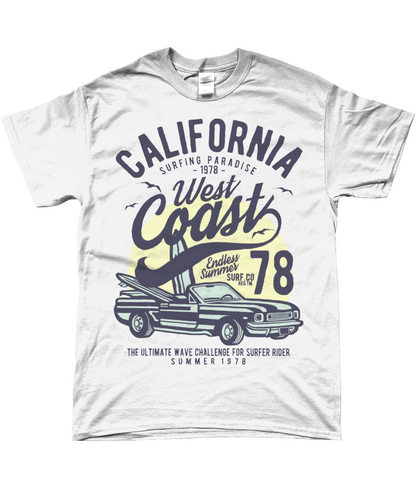 California West Coast - SoftStyle Ringspun T-Shirt