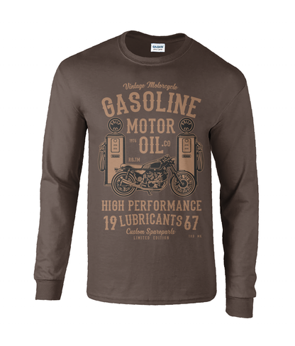 Gasoline Motor Oil - Ultra Cotton Long Sleeve T-Shirt