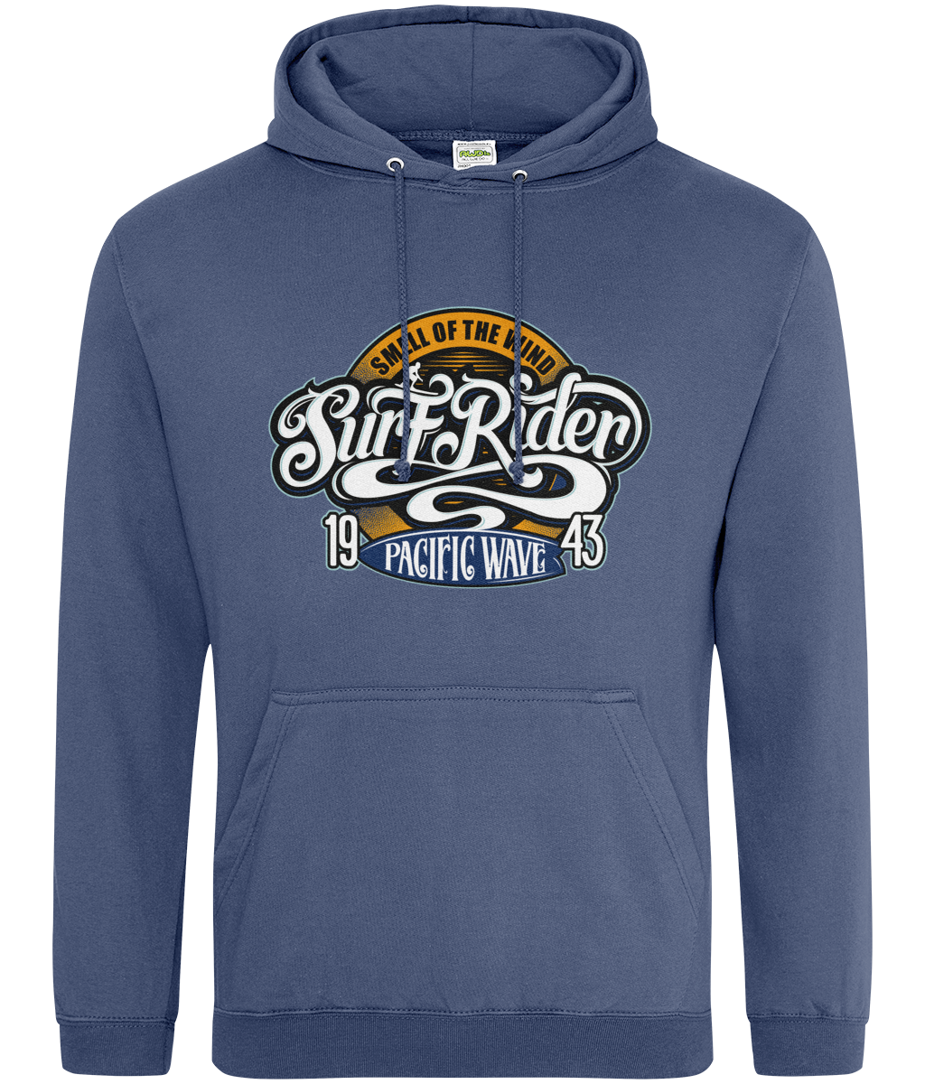 Surf Rider v2 - AWDis College Hoodie - Vitesse T-Shirts UK