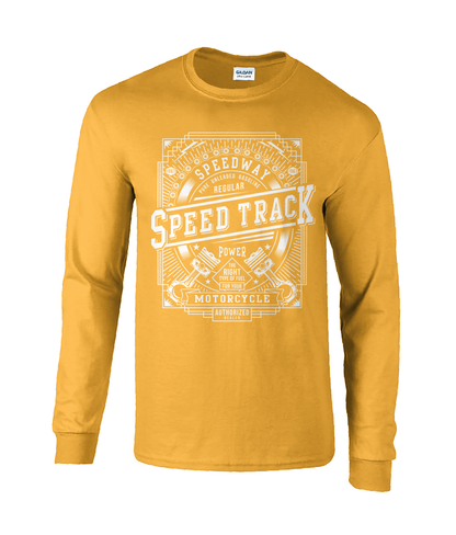 Speed ​​Track - T-shirt à manches longues en coton ultra