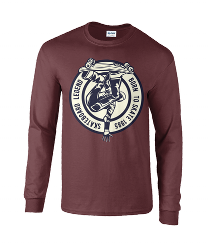 Skateboard Legend - Ultra Cotton® Long Sleeve T-Shirt