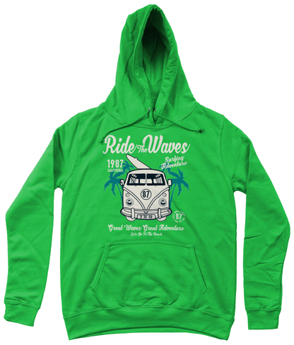 Ride The Waves – AWDis Girlie College Hoodie - Vitesse T-Shirts UK