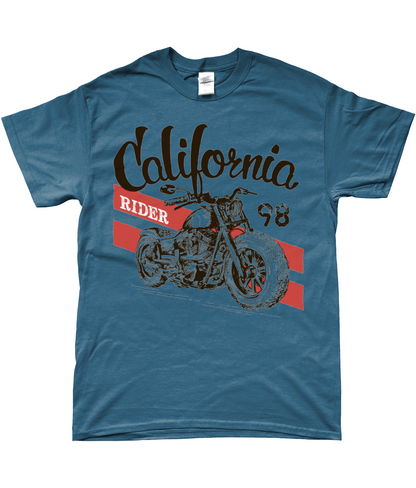 California Rider - T-shirt Gildan SoftStyle® à anneaux filés