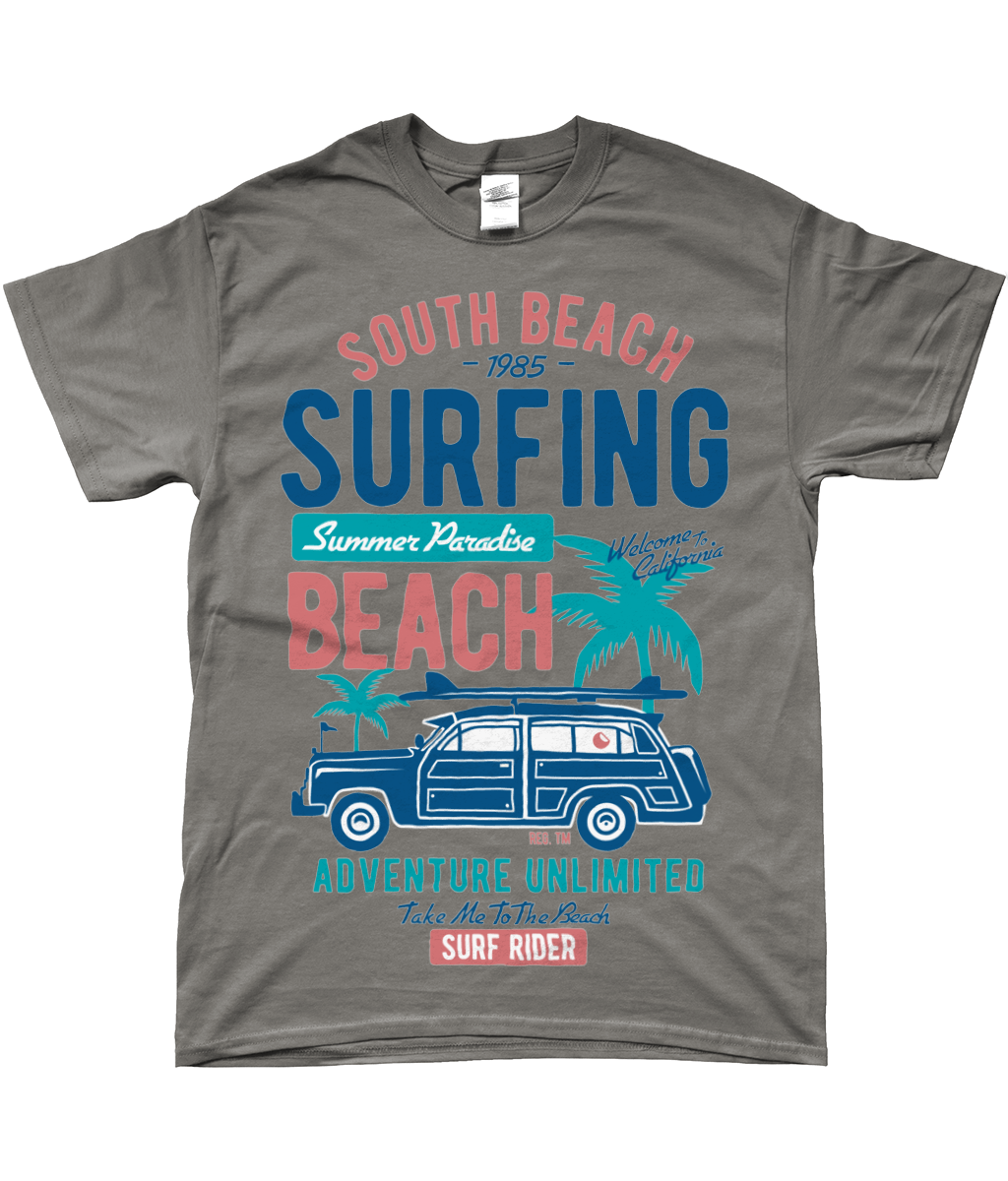 South Beach v2 - SoftStyle Ringspun T-Shirt